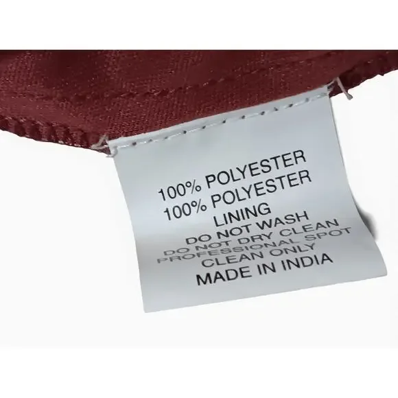 New with Tags Mac Duggal 93758 Beaded Midi Dress Jewel Neck Burgundy Size 8 - Picture 15 of 16